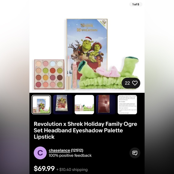 Revolution x Shrek Family Ogre Set - Picture 5 of 6